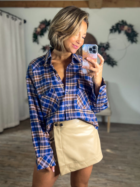 SNNDAY'ＳBEST DOWN TOWN FLANNEL SHIRT Fireside Flannel – Sunday's Best Boutique