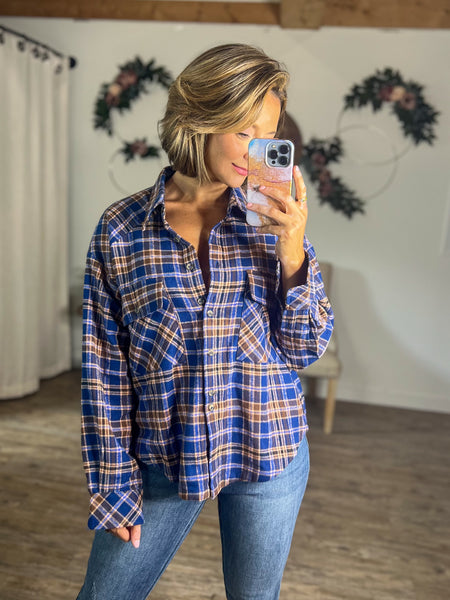 SNNDAY'ＳBEST DOWN TOWN FLANNEL SHIRT Fireside Flannel – Sunday's Best Boutique