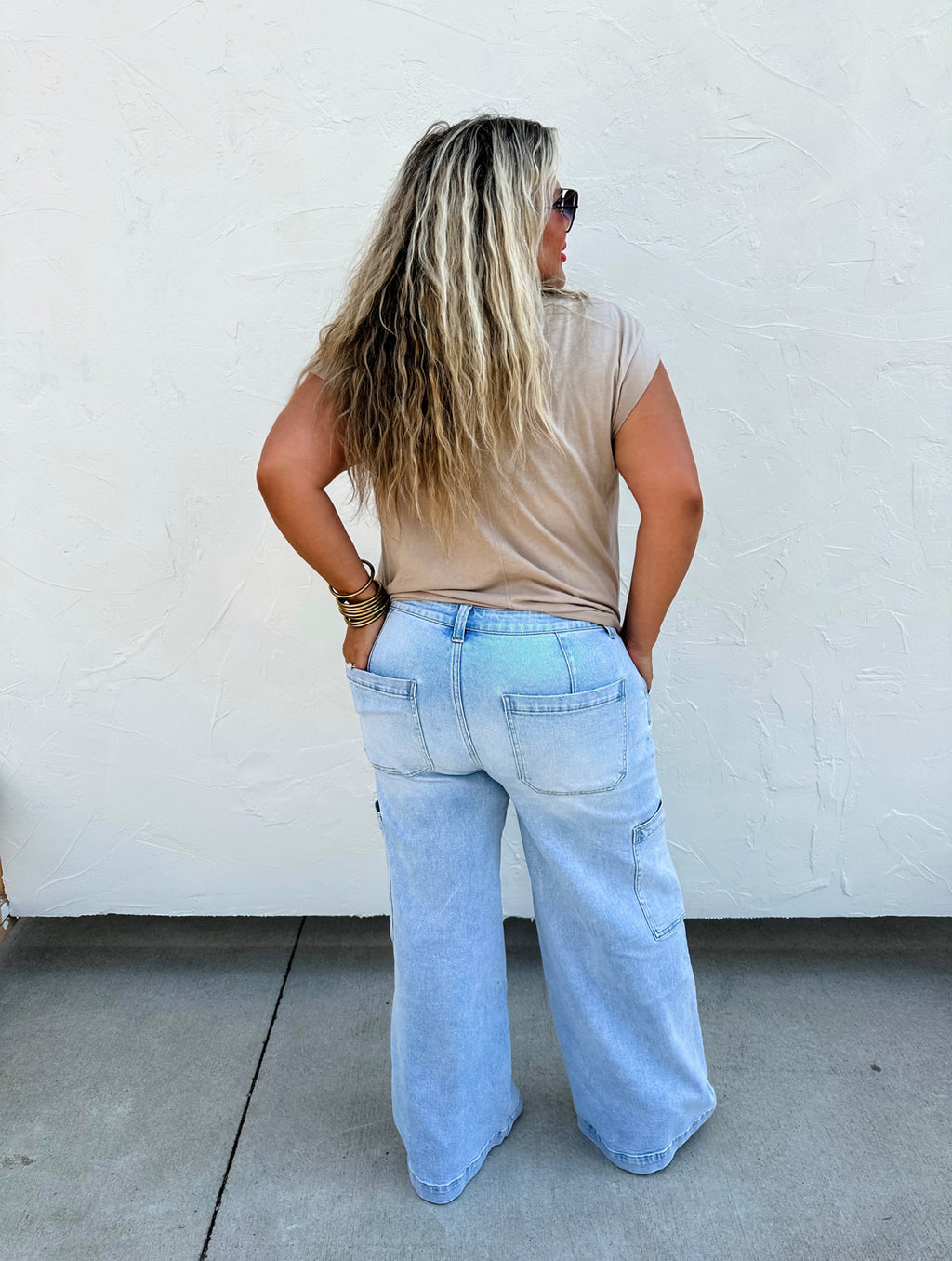 Chloe Cargo Jeans (34” )