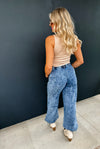 Shelley Cinch Hem Wide Leg Jeans/ Pre-Order/ Ships in 2 Weeks