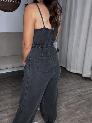 Miley Mineral Wash Jumpsuit