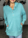 Take It All In Teal Pullover