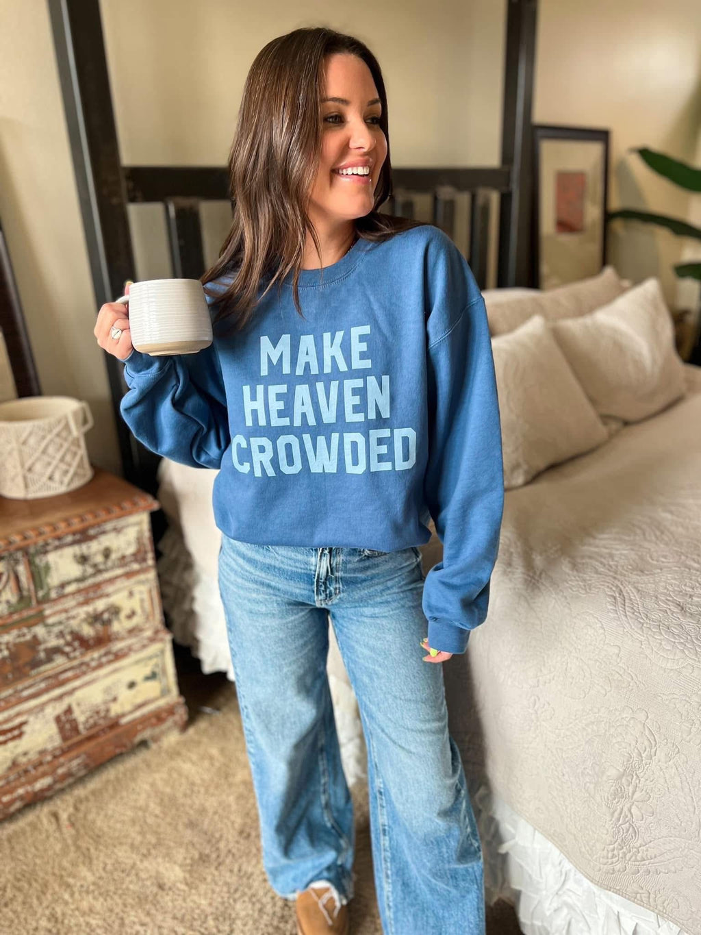 Make Heaven Crowded Sweatshirt (Blue)