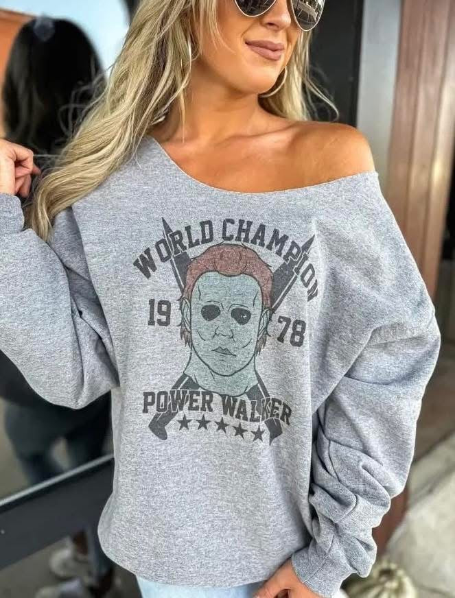 Power Walker Cut Sweatshirt/ Ships 1 Week