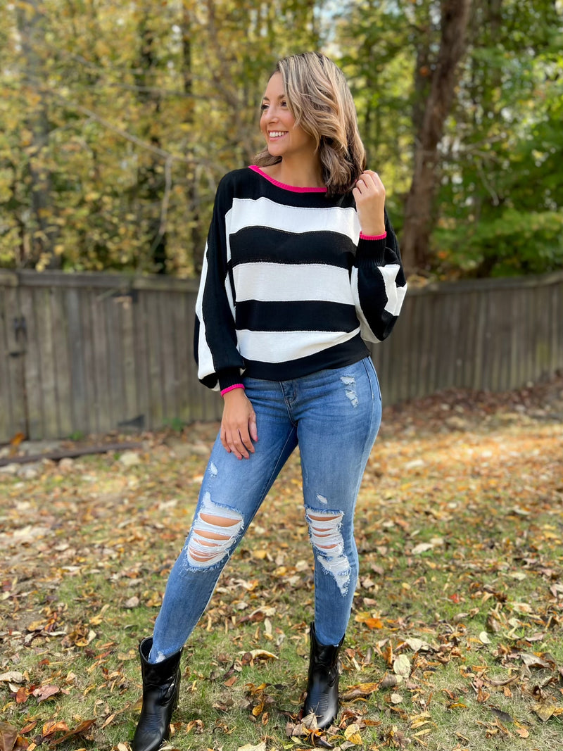 Maci Striped Sweater