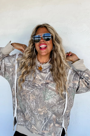 *DEPOSIT* Holly Camo Classic Pullover / Pre-Order Ships mid-August