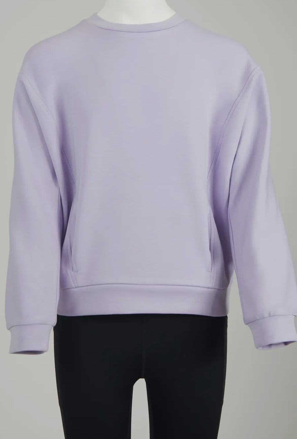 Girls Airy Scuba Pullover with Pockets