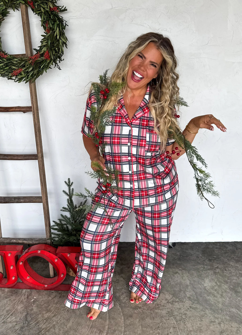 Luxe Holiday Plaid PJ Set / Pre-Order - Ships Early November