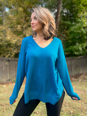 All You Need Top (Teal)