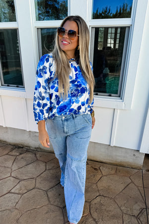 Abby Floral Blouse / Pre-Order Ships 1/28/25