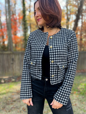 *DOORBUSTER  Nick’s Houndstooth Blazer