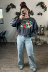 Holly Jolly Cropped Longer Pullover