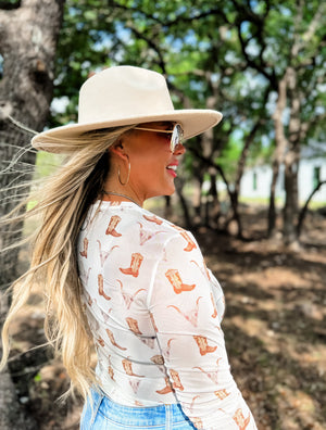 Boots & Beaus Mesh Top