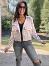 The Campbell Suede Jacket (Taupe)