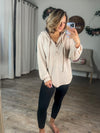 Live It Up Waffle Knitted Hoodie