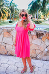 Summertime Gauze Dress (Pink)