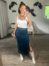 Lizzy Denim Maxi Skirt