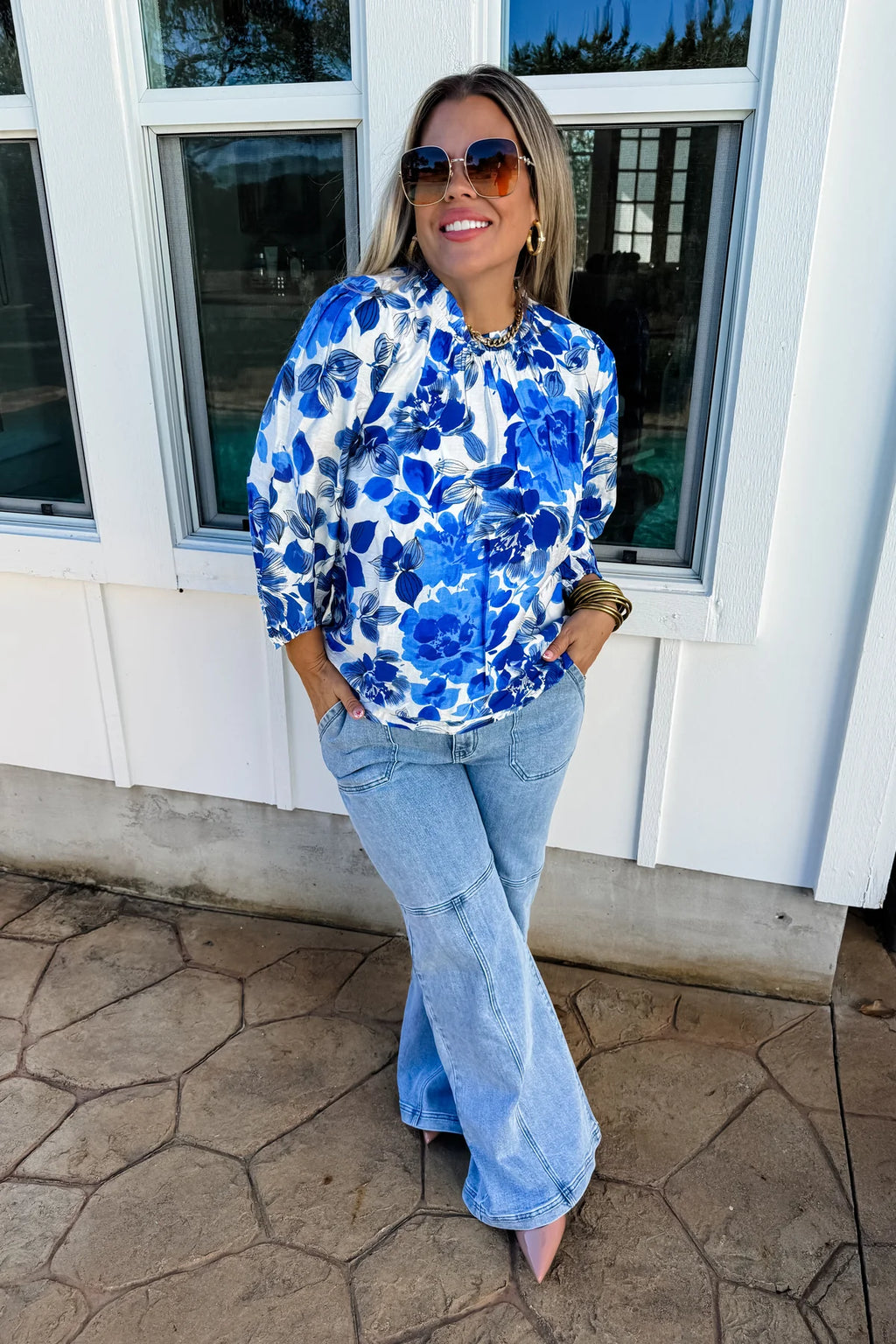 Abby Floral Blouse / Pre-Order Ships 1/28/25