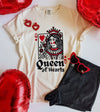 Queen Of Hearts Tee/ Pre-Order/ Ships end of Jan.