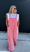 Dreamer Overalls (Two Tone Red)