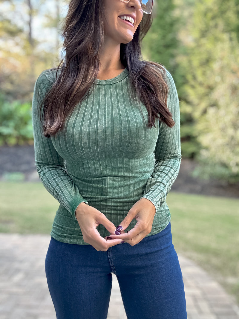 Just Right Ribbed Top