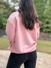 Andi Acid Wash Pullover (Pink)