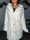 Stay Cozy Sherpa Coat (Cream)