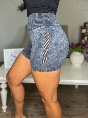 Get It Girl Biker Shorts (Charcoal)