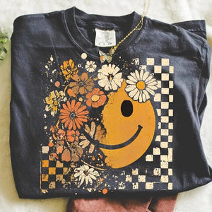 Floral Smiles Tee