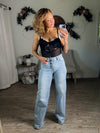 Off The Cuff Wide Leg Jean W/Tummy Control