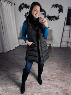 Vail Puffer Vest (Black)