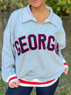 Georgia Varsity Quarter Zip