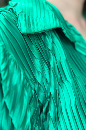 The Eve Pleated Top (Green)