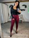 Hyperstretch For You Pants   (Dark Rose)