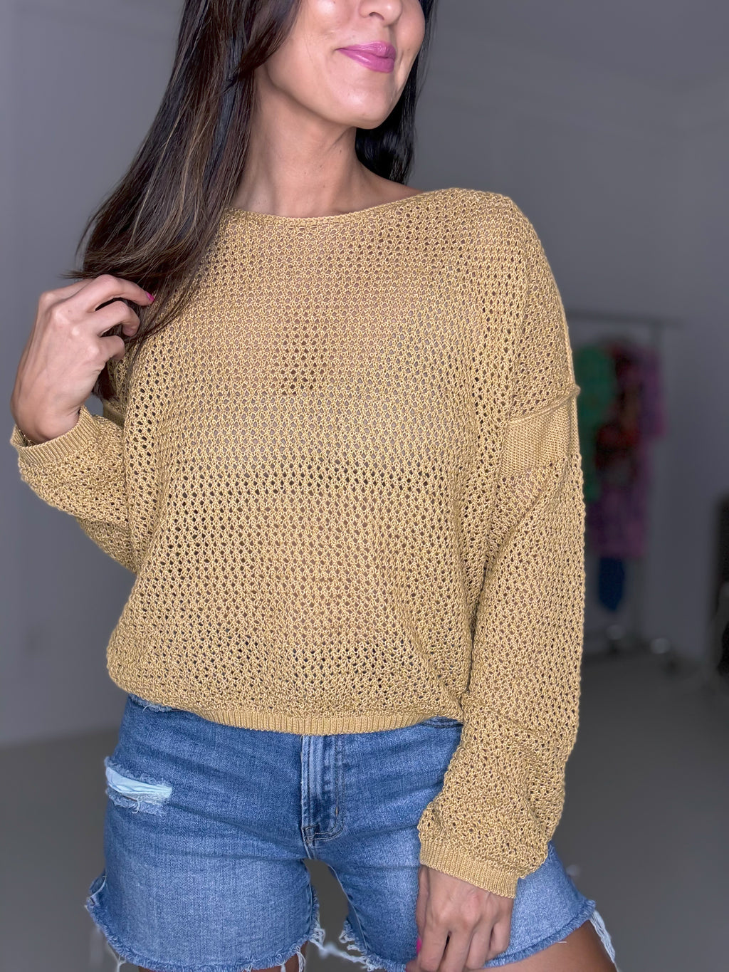Sophie Summer Sweater (Camel)