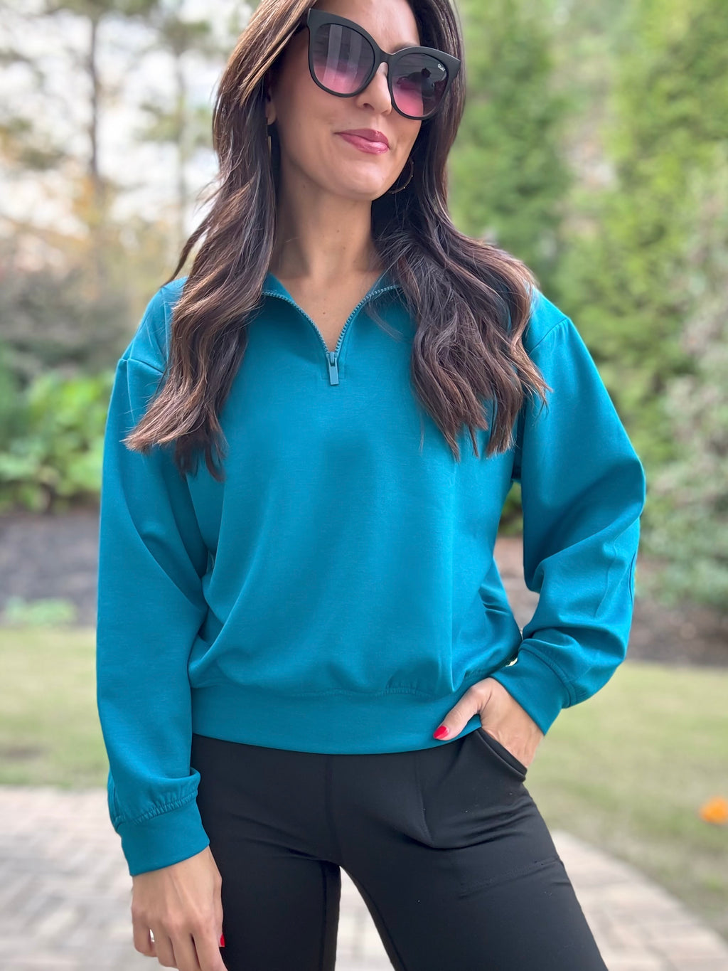 Dreamstreme Basic 2.0 Quarter Zip (Teal)