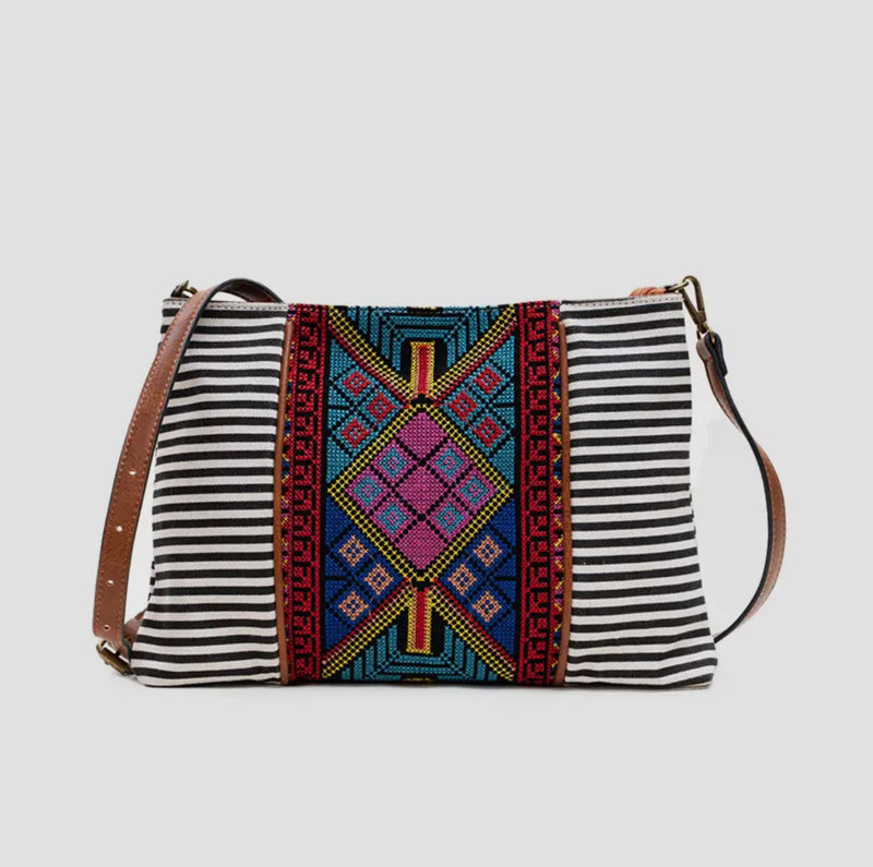 Felicity Embroidered Crossbody Purse