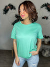 Cotton Boyfriend Tee (Mint)