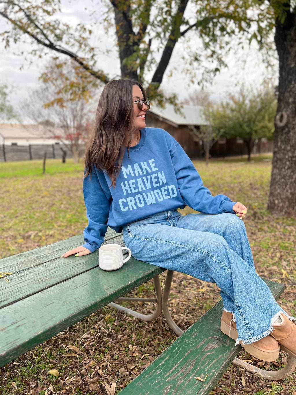 Make Heaven Crowded Sweatshirt (Blue)