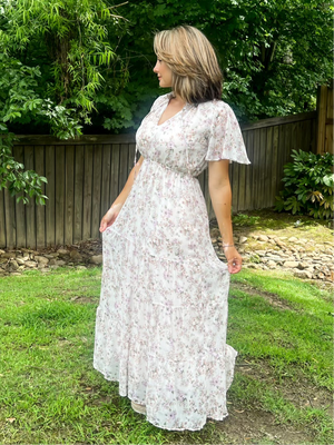 Lucky In Love Floral Maxi Dress