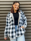 Reversible Plaid Jacket (Grey/Black/White)