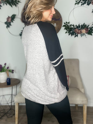 Varsity Hacci Pullover