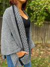 Sarah Shawl Wrap (Black)