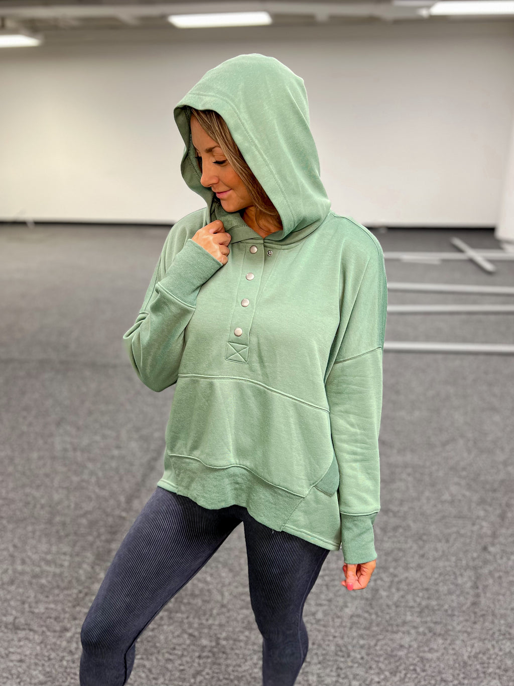 Can’t Live Without You Hooded Pullover (Green)