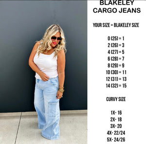 Chloe Cargo Jeans (34” )