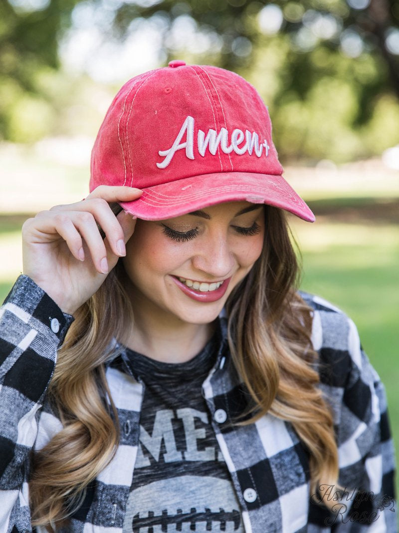 Amen Hat (Red)