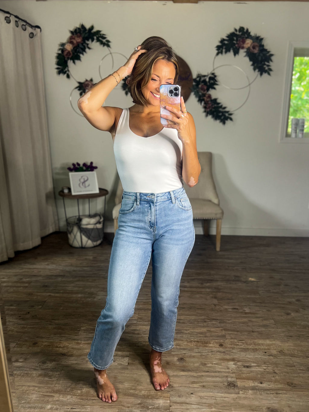 Julie Straight Leg Jeans