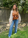 Fall Into Love Velvet Lace Tank