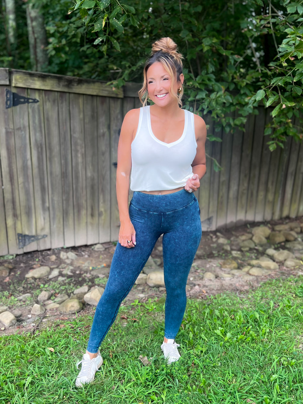 Move To The Beat Mineral Wash Leggings