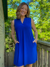Royal Blue Non Wrinkle Tank Dress